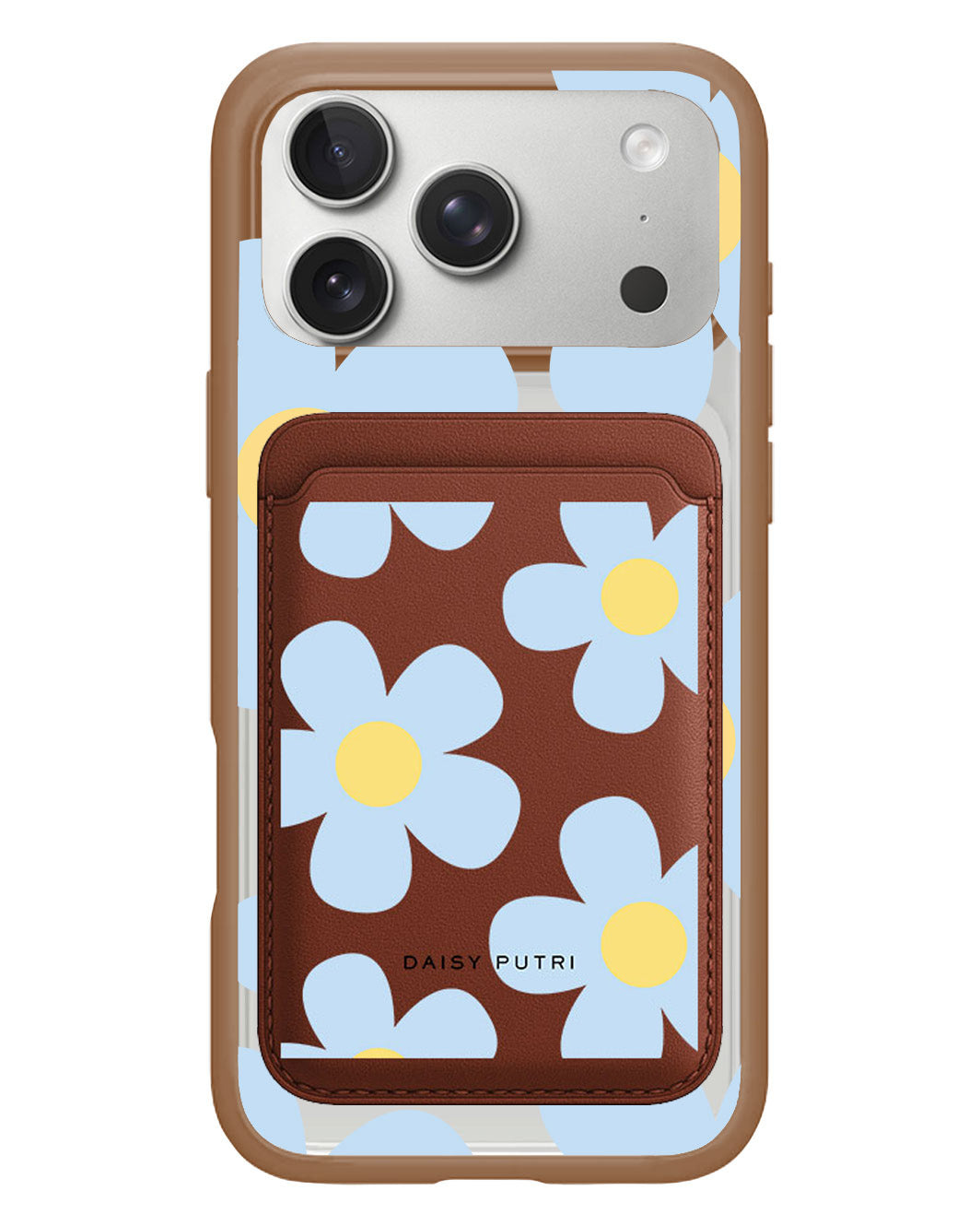 iPhone Magnetic Wallet Case - Daisy Garland