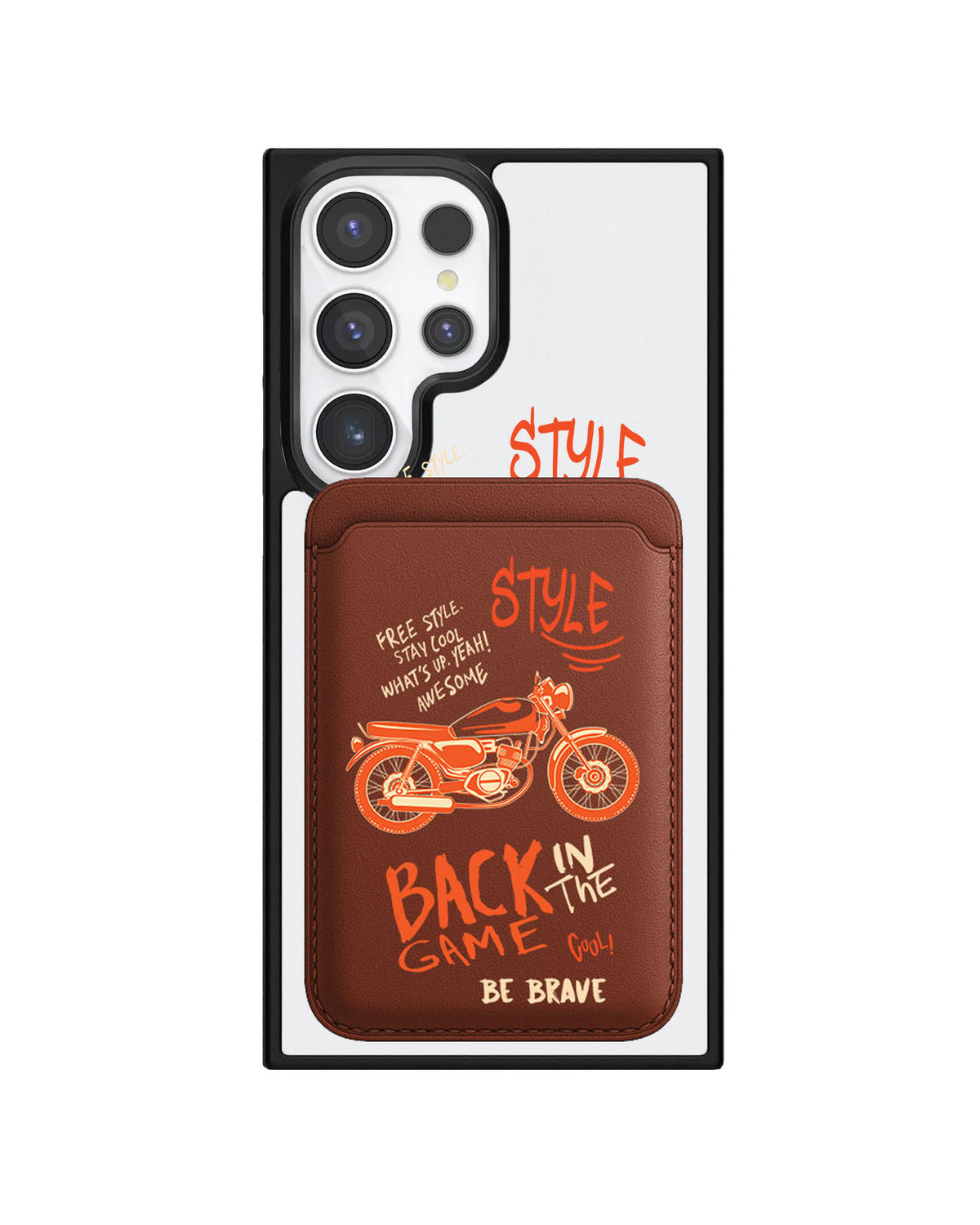 Android Magnetic Wallet Case - Back In The Game