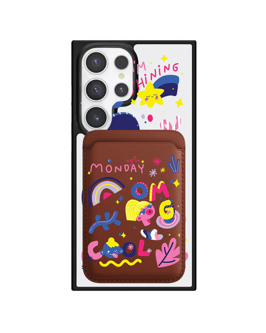 Android Magnetic Wallet Case - Monday, My Day