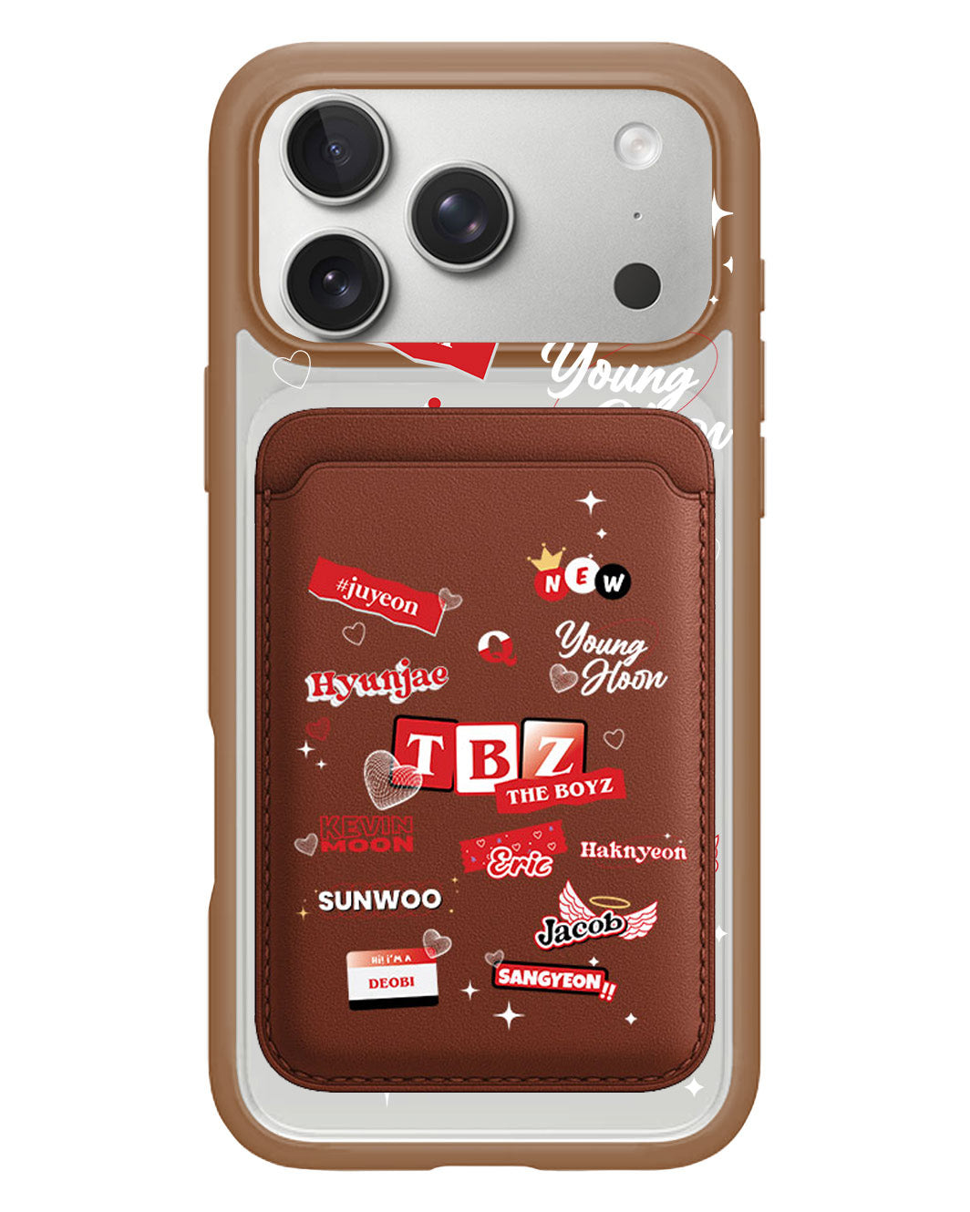 iPhone Magnetic Wallet Case - The Boyz Members