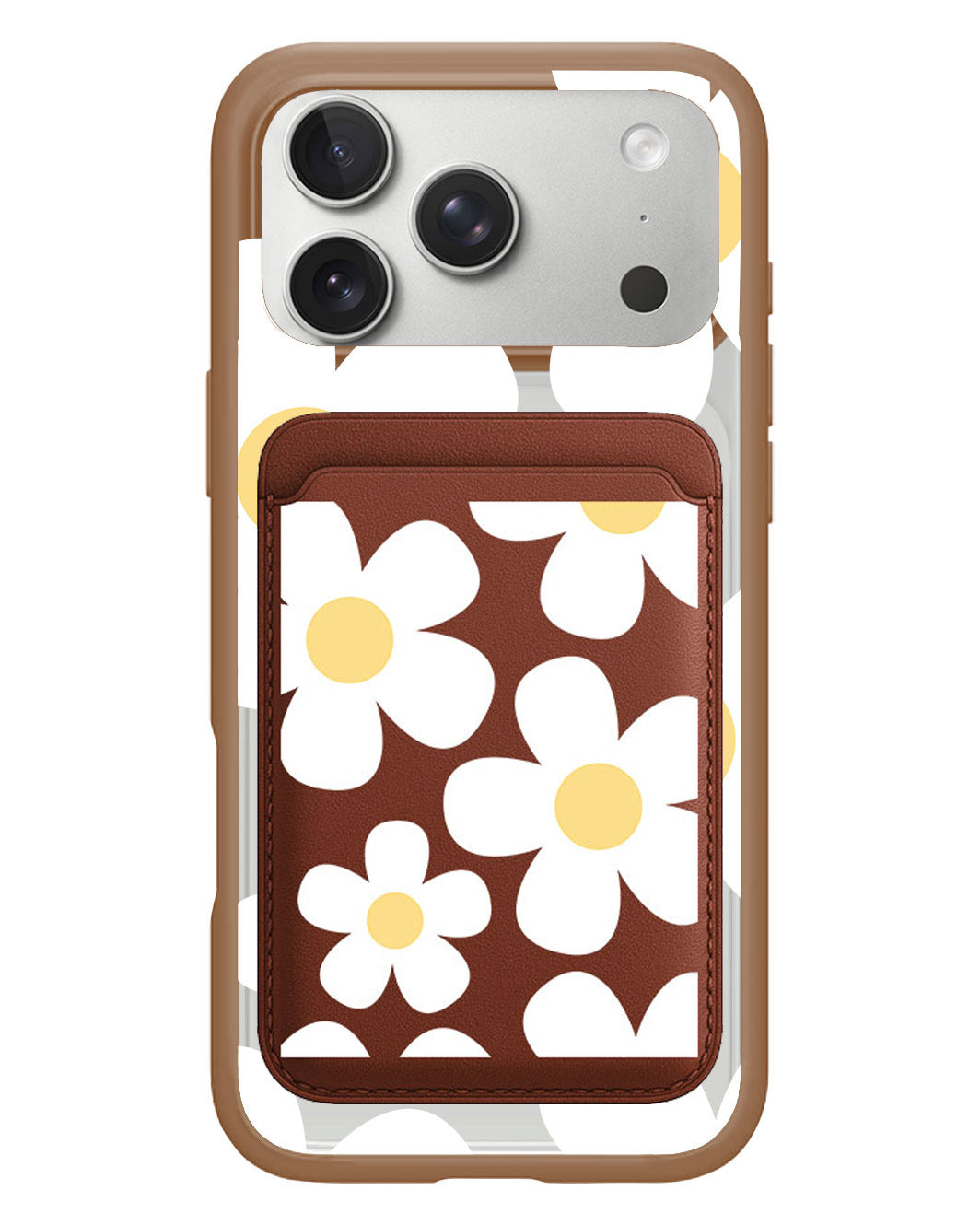 iPhone Magnetic Wallet Case - Daisy 1.0