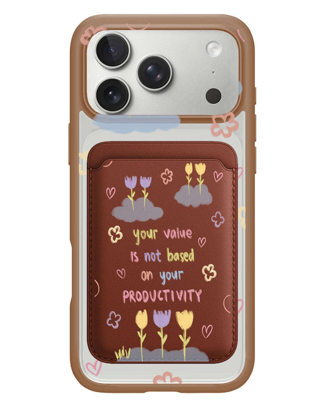 iPhone Magnetic Wallet Case - Positive Energy