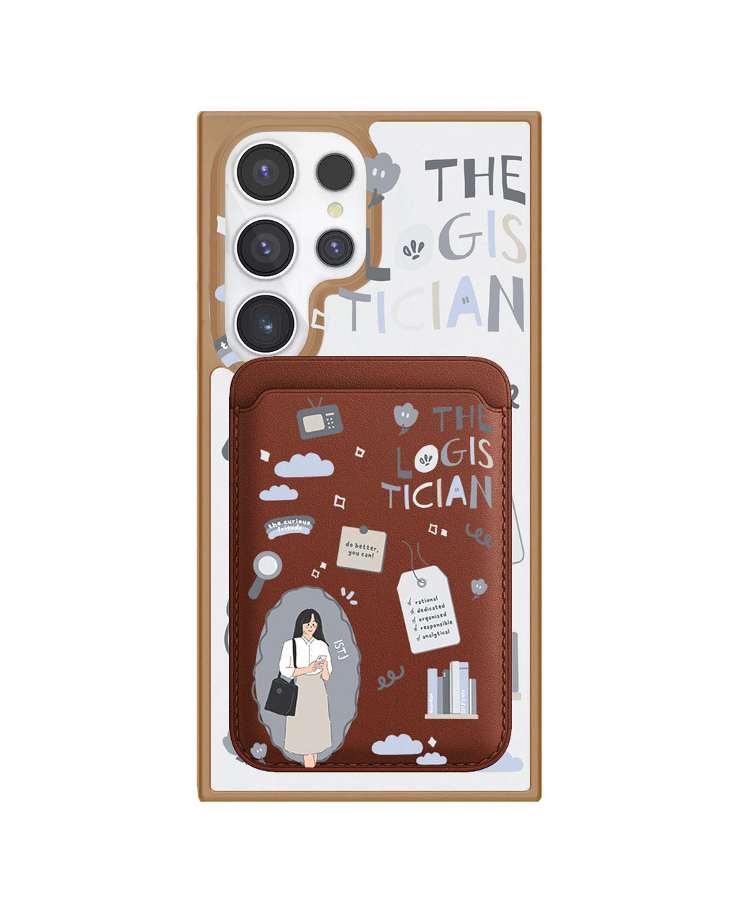 Android Magnetic Wallet Case - ISTJ
