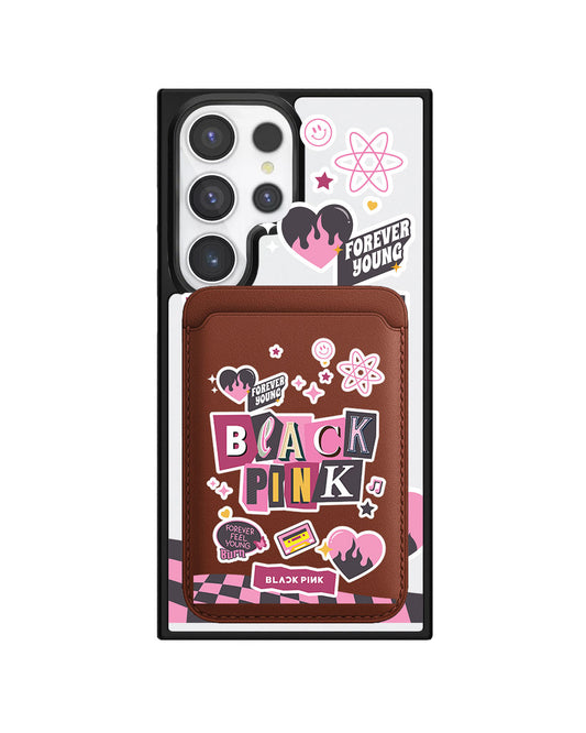 Android Magnetic Wallet Case - Blackpink Forever Young