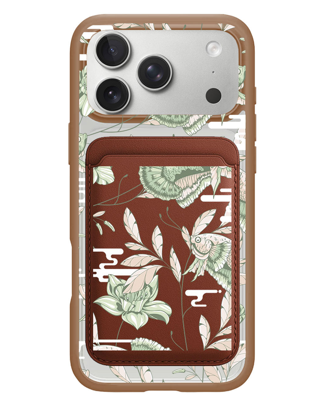 iPhone Magnetic Wallet Case - Fish & Floral 6.0