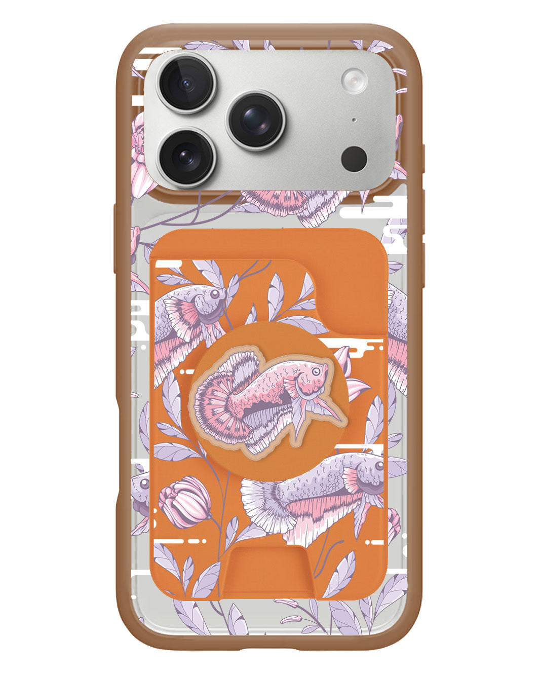 iPhone Magpop Wallet - Fish & Floral 1.0