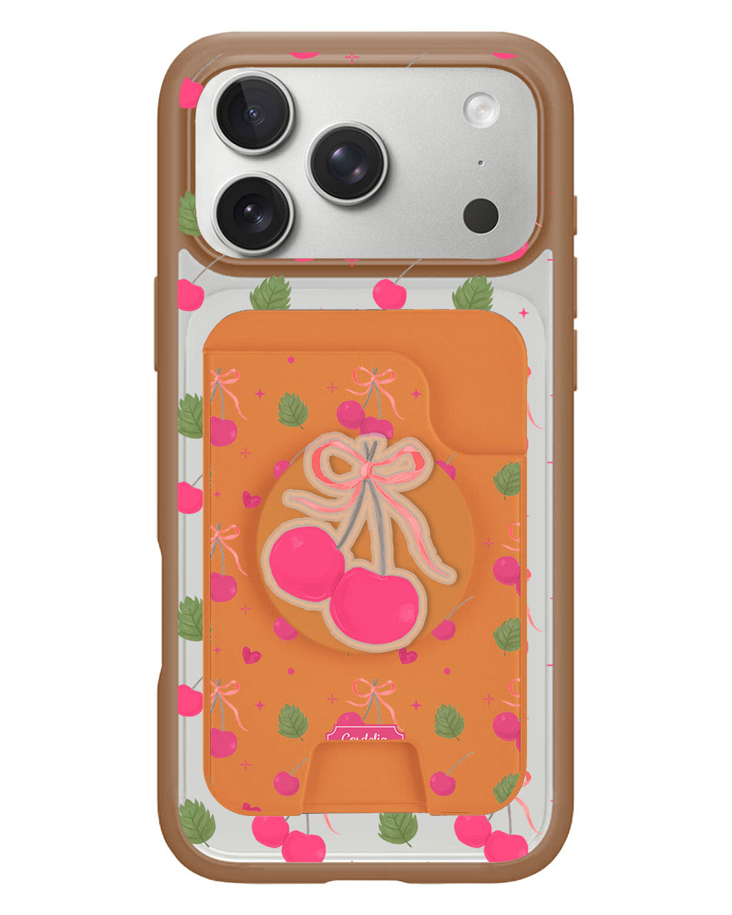 iPhone Magpop Wallet - Coquette Cherry