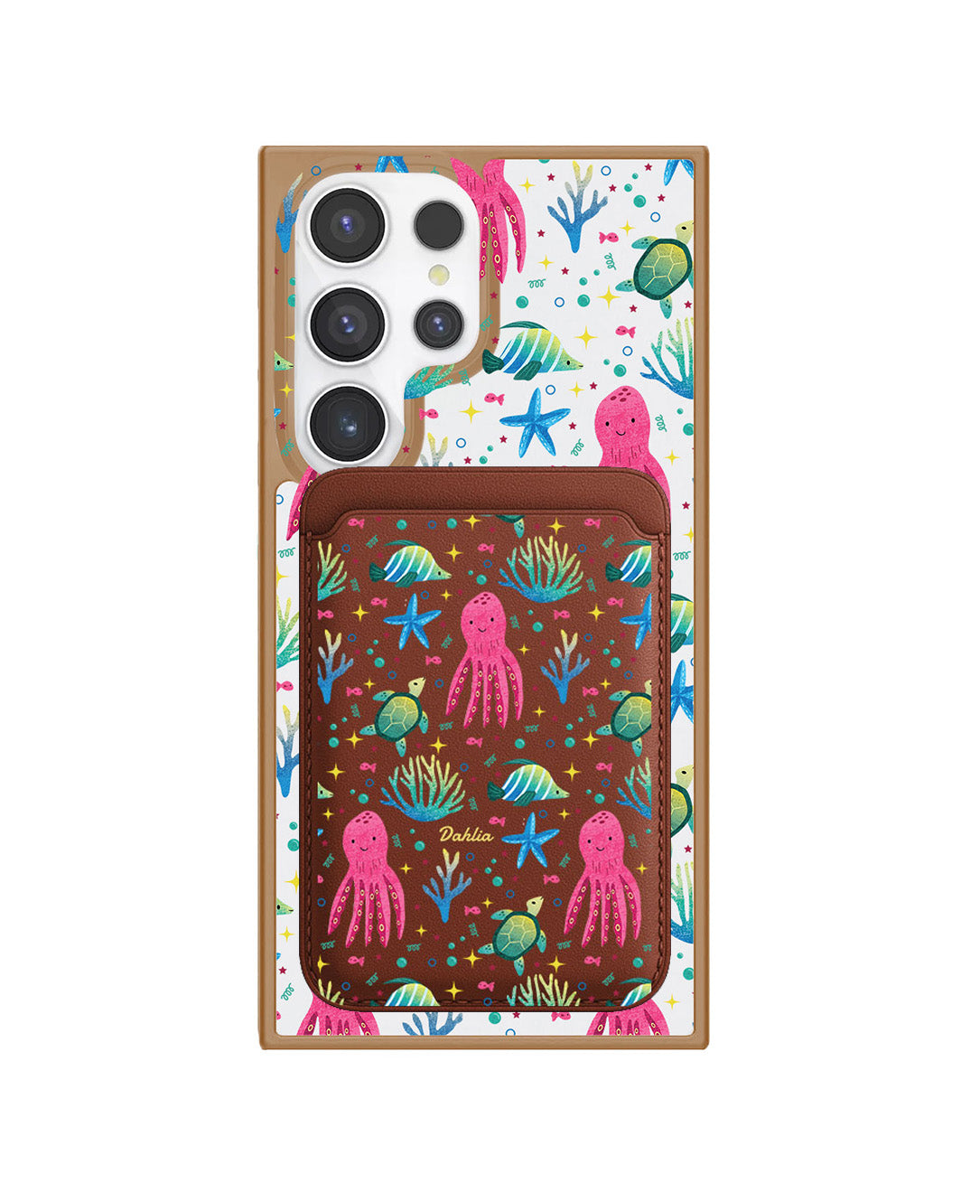 Android Magnetic Wallet Case - Underwater Dreams 2.0
