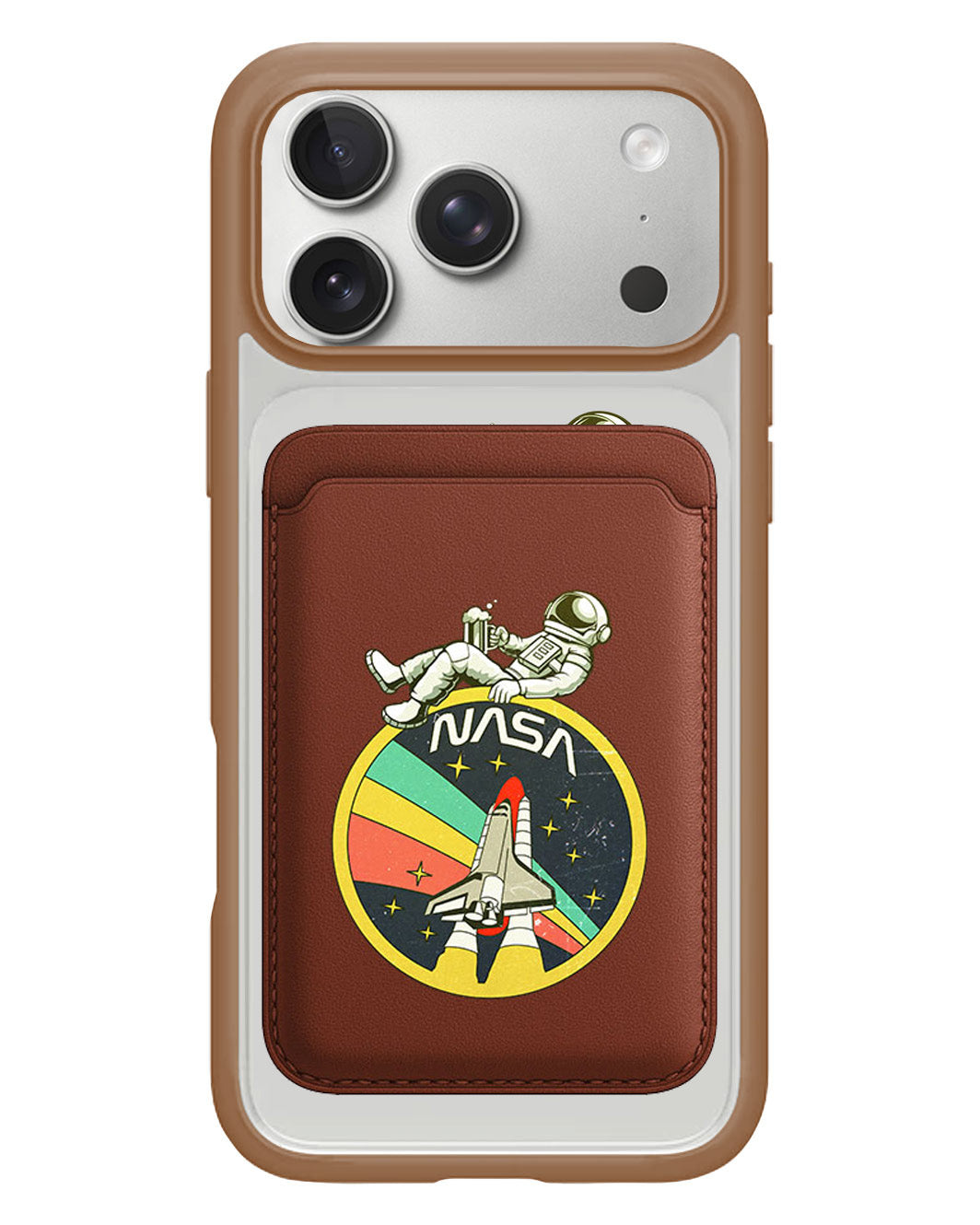 iPhone Magnetic Wallet Case - Nasa