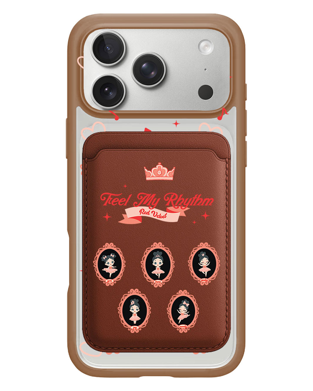 iPhone Magnetic Wallet Case - Red Velvet Feel My Rhythm