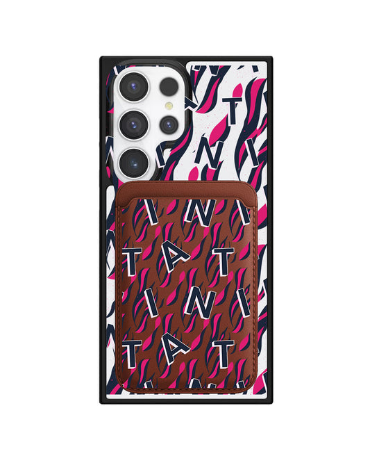 Android Magnetic Wallet Case - Tiger Monogram 2.0