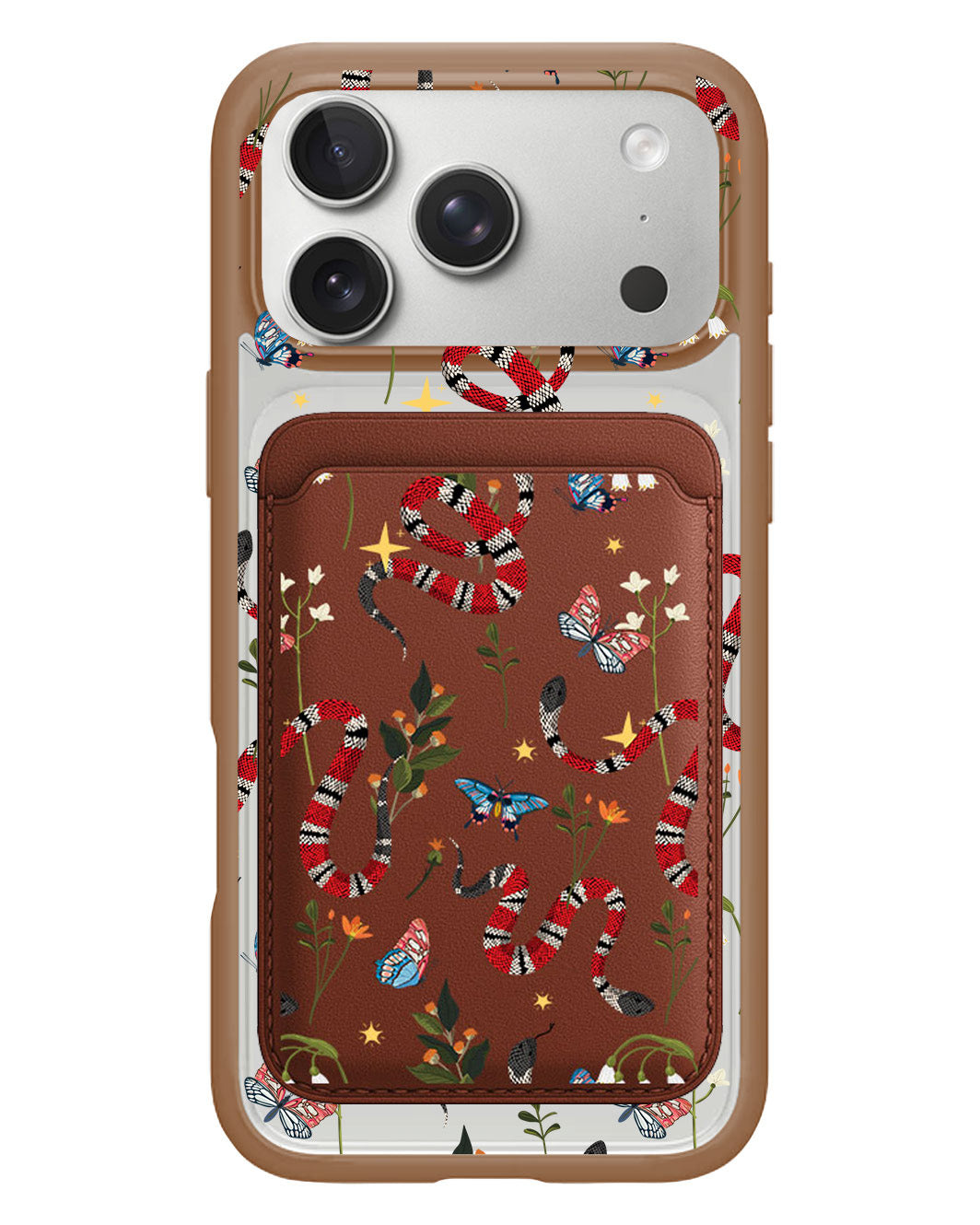 iPhone Magnetic Wallet Case - Serpente