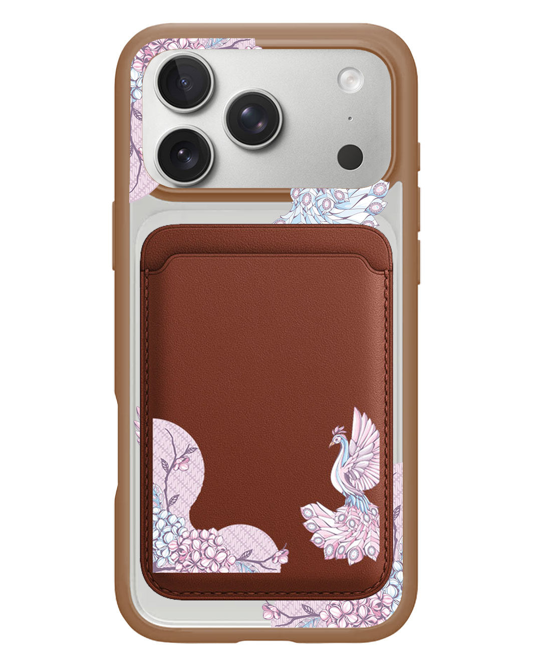 iPhone Magnetic Wallet Case - Peacock 1.0