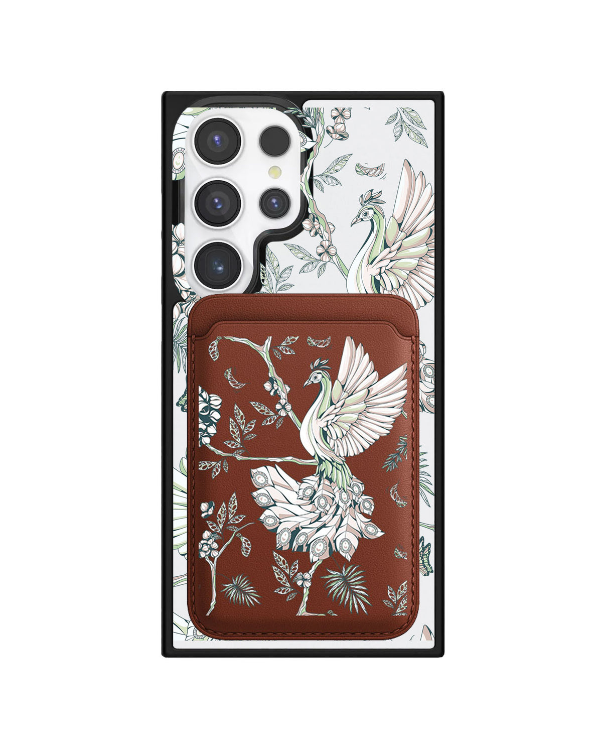 Android Magnetic Wallet Case - Peacock 4.0