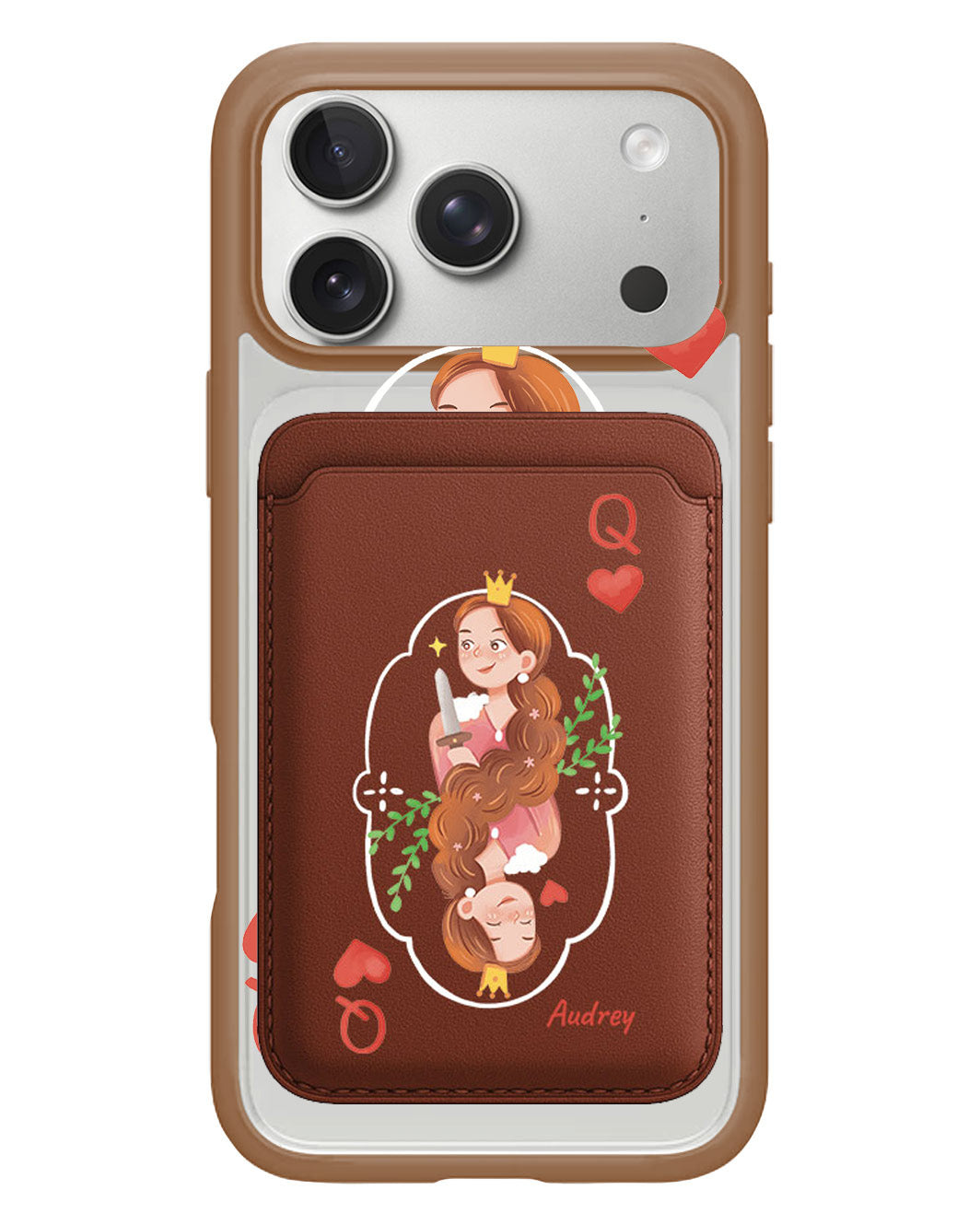 iPhone Magnetic Wallet Case - Queen (Couple Case)