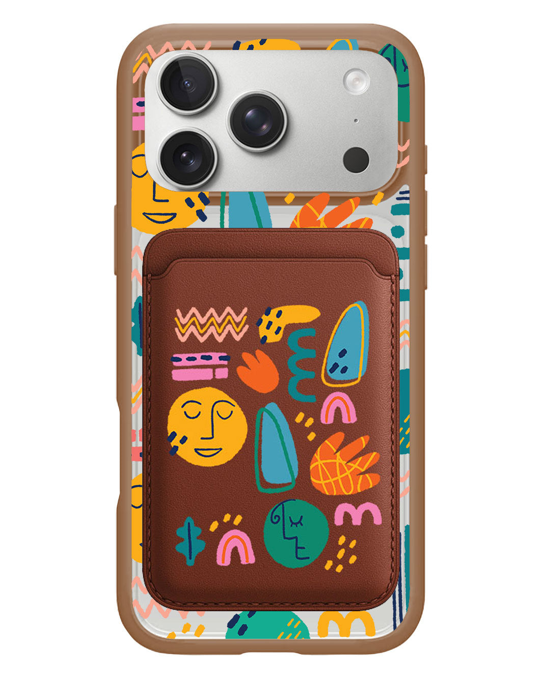 iPhone Magnetic Wallet Case - Silent Art
