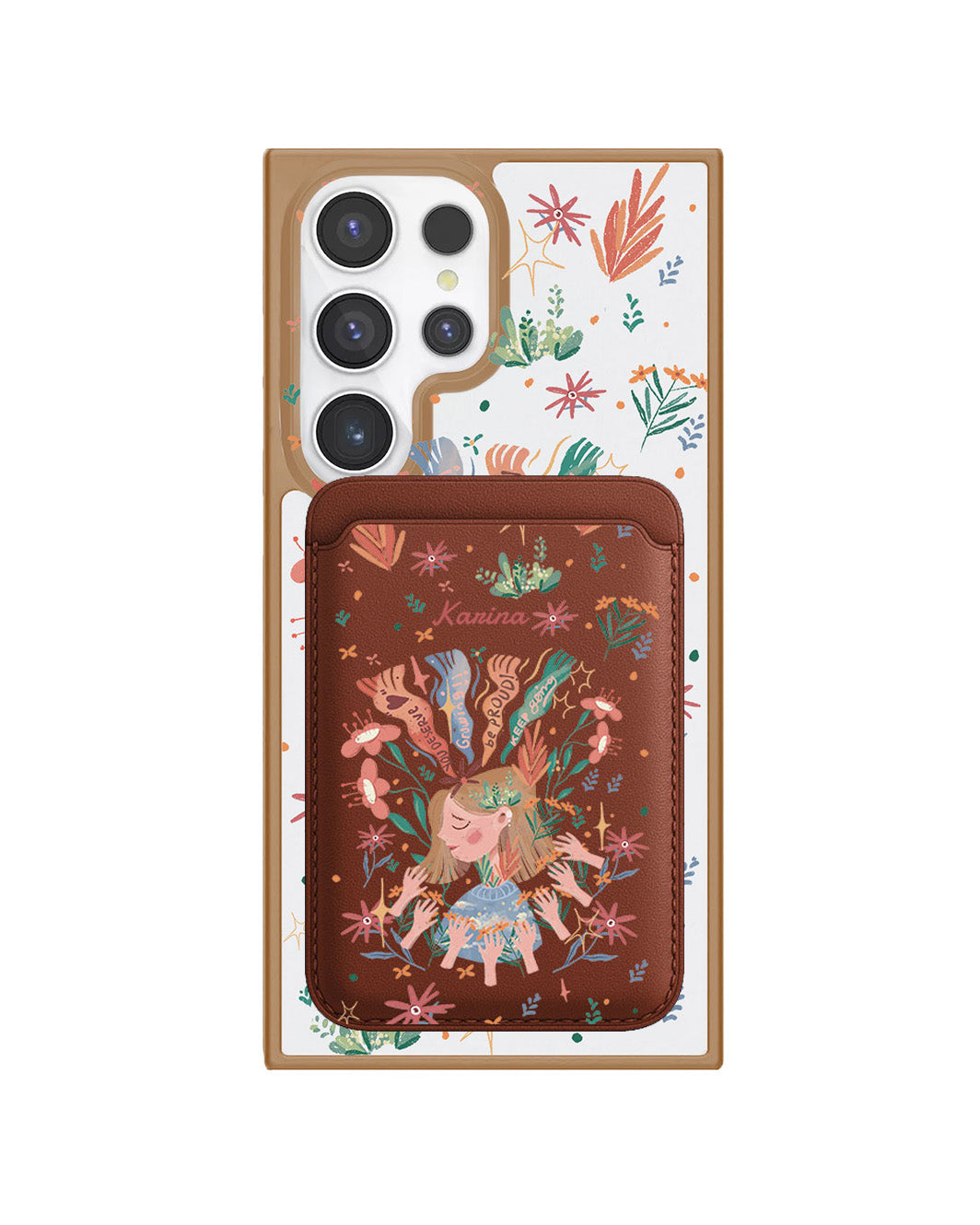 Android Magnetic Wallet Case - You Deserve Love