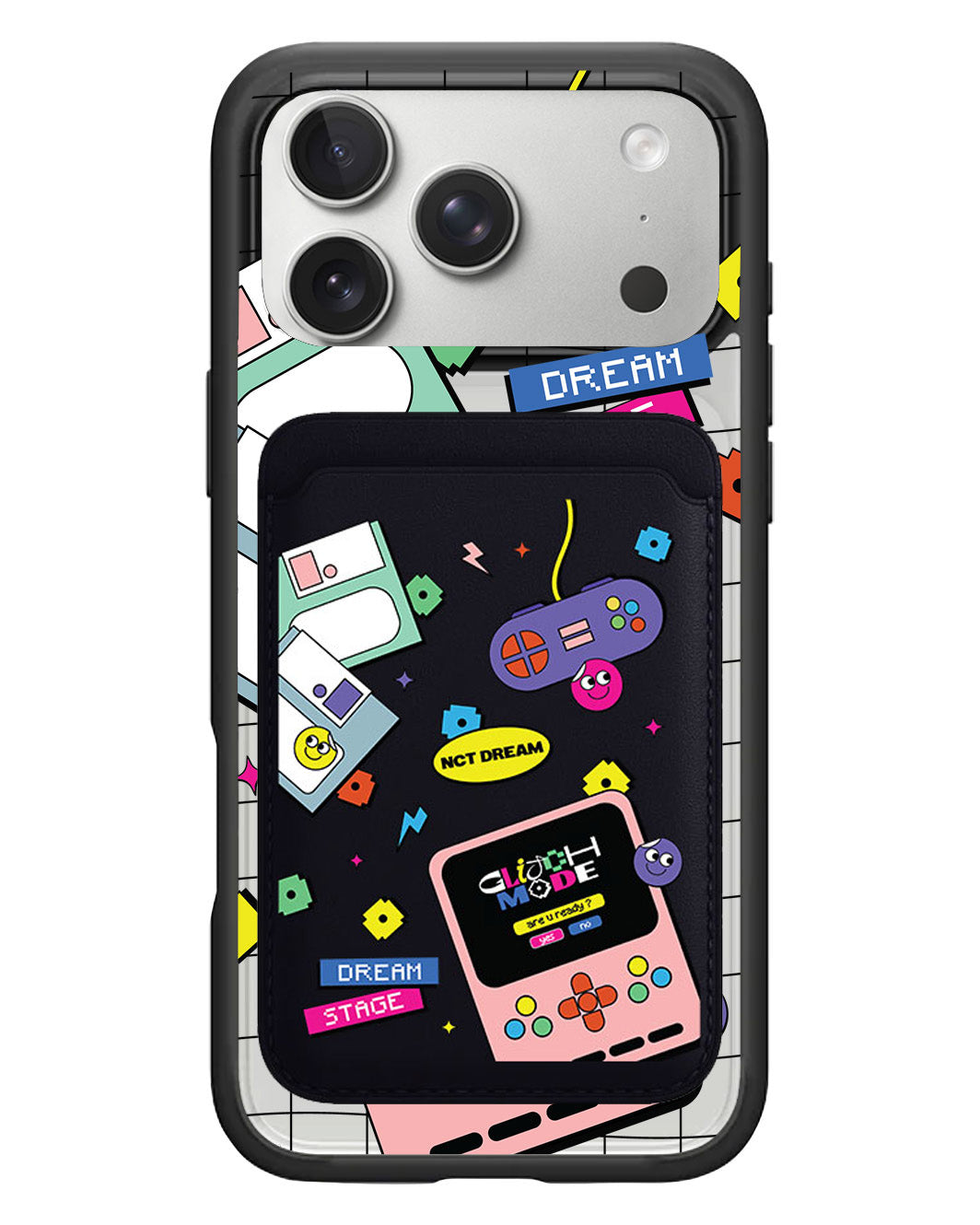 iPhone Magnetic Wallet Case - NCT Glitch Mode
