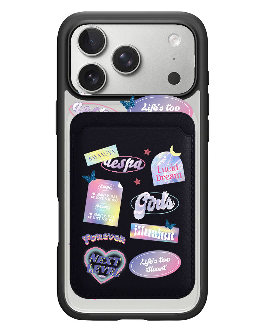 iPhone Magnetic Wallet Case - Aespa Girls Pack