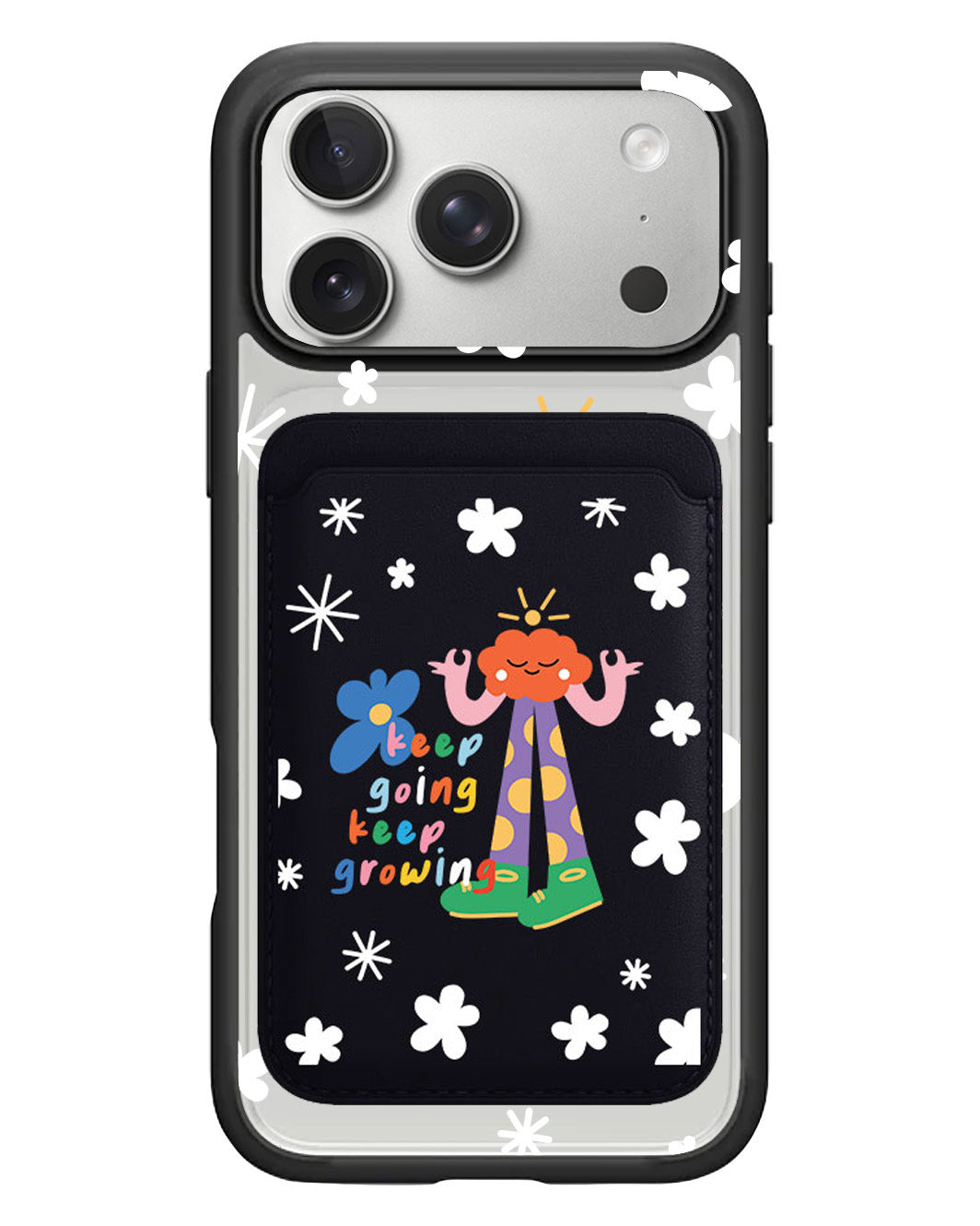 iPhone Magnetic Wallet Case - Keep Growing