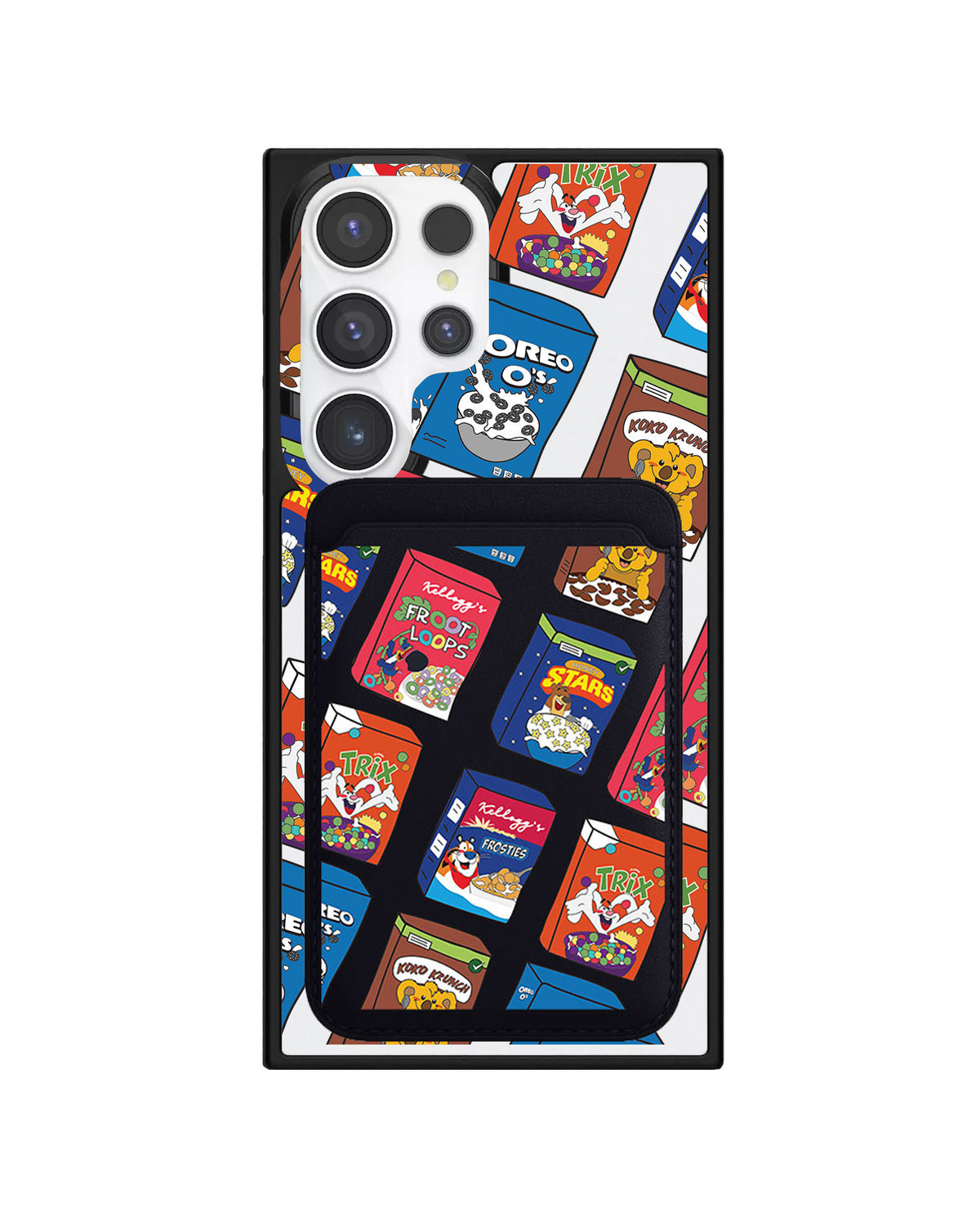 Android Magnetic Wallet Case - Cereal Boxes 2.0