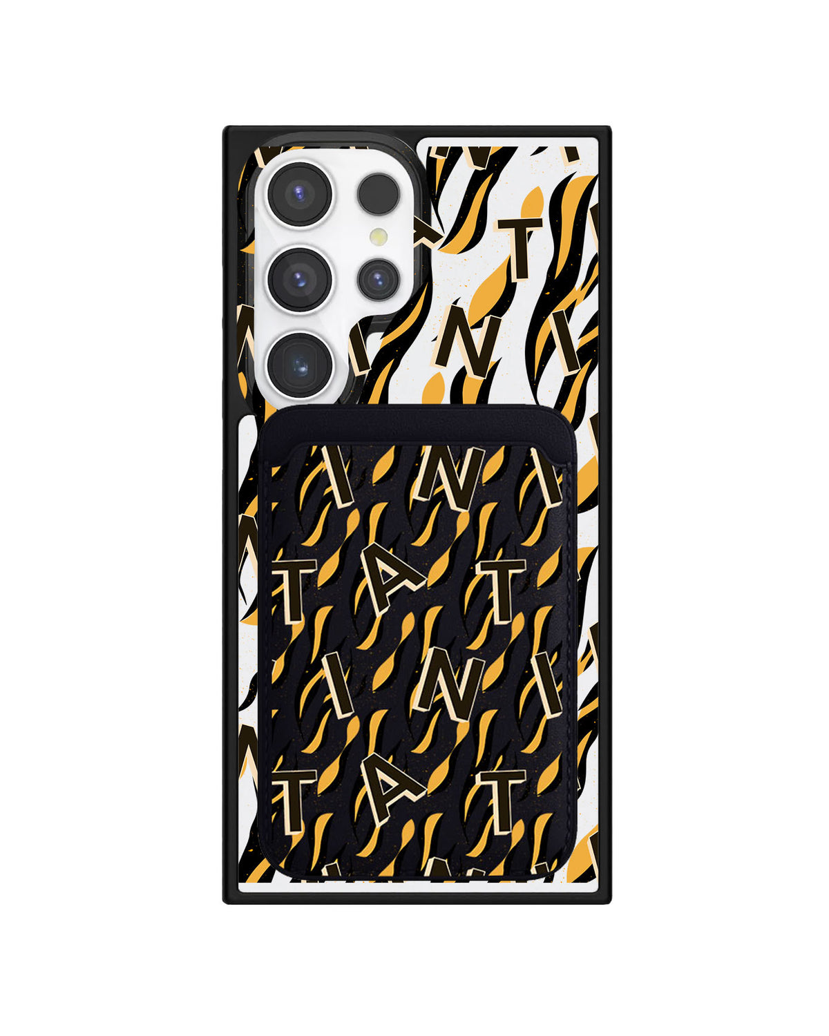 Android Magnetic Wallet Case - Tiger Monogram 1.0