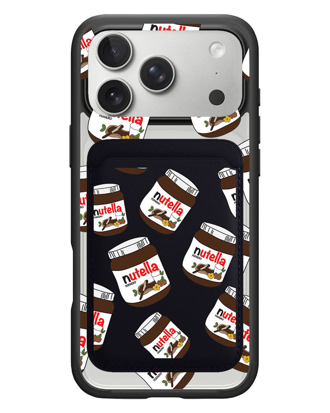 iPhone Magnetic Wallet Case - Nutella