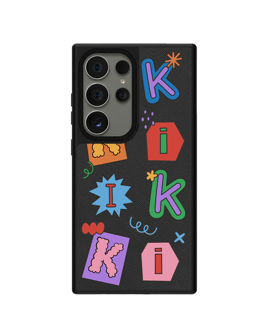 Android Leather Grip - CUSTOM MONOGRAM 3.0 Adorable