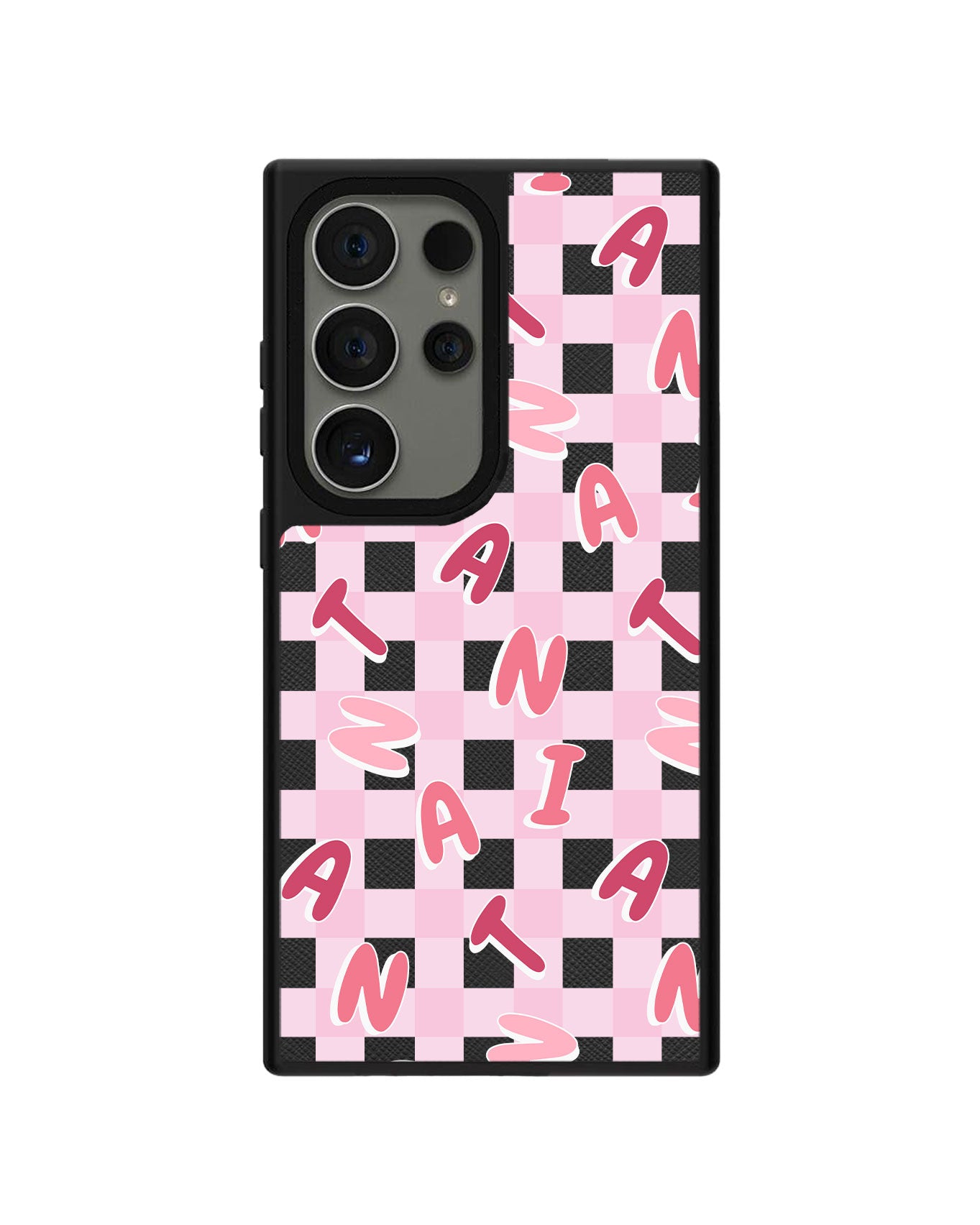 Android Leather Grip - CUSTOM MONOGRAM 3.0 Checkered 1.0