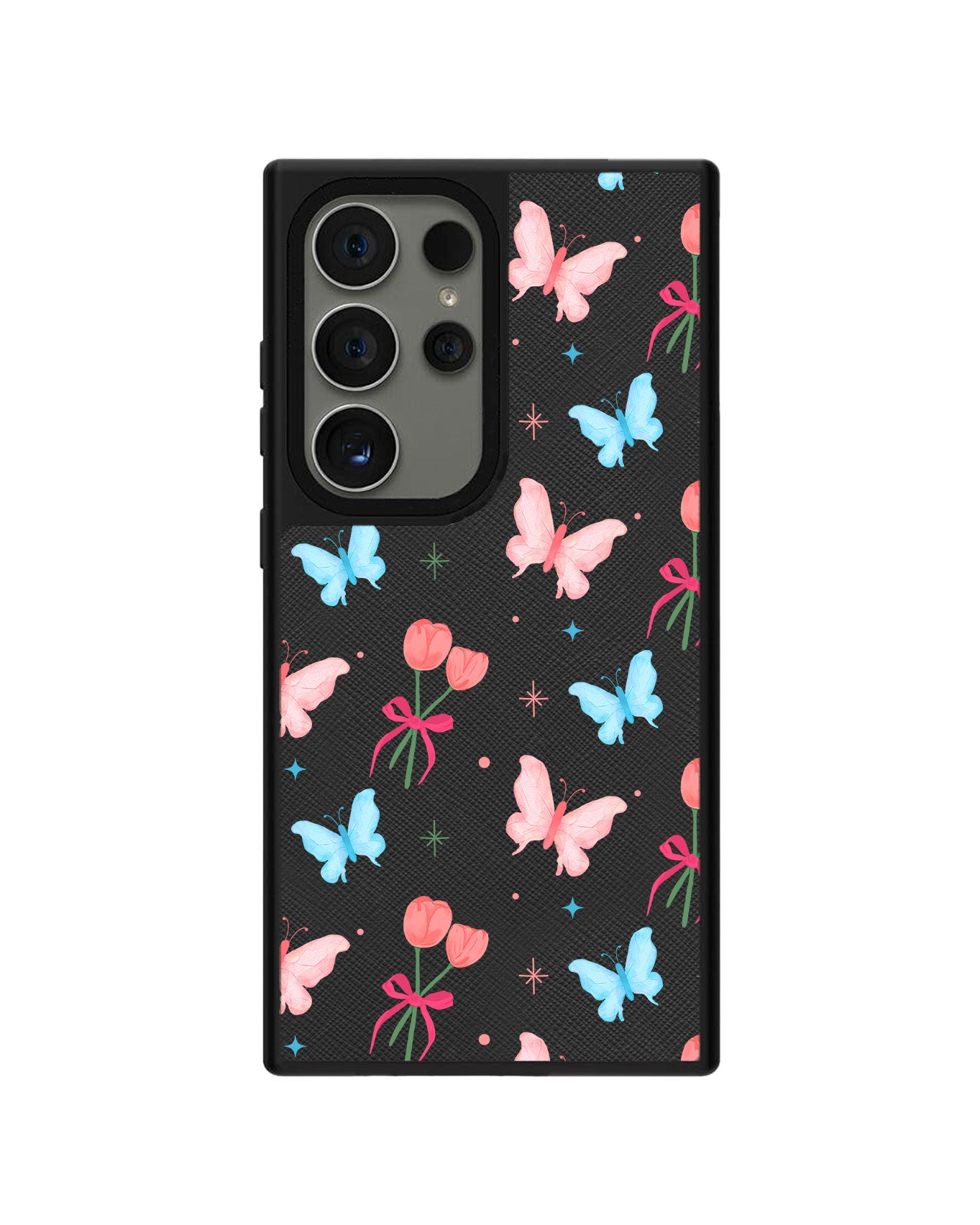 Android Leather Grip - Coquette Butterfly