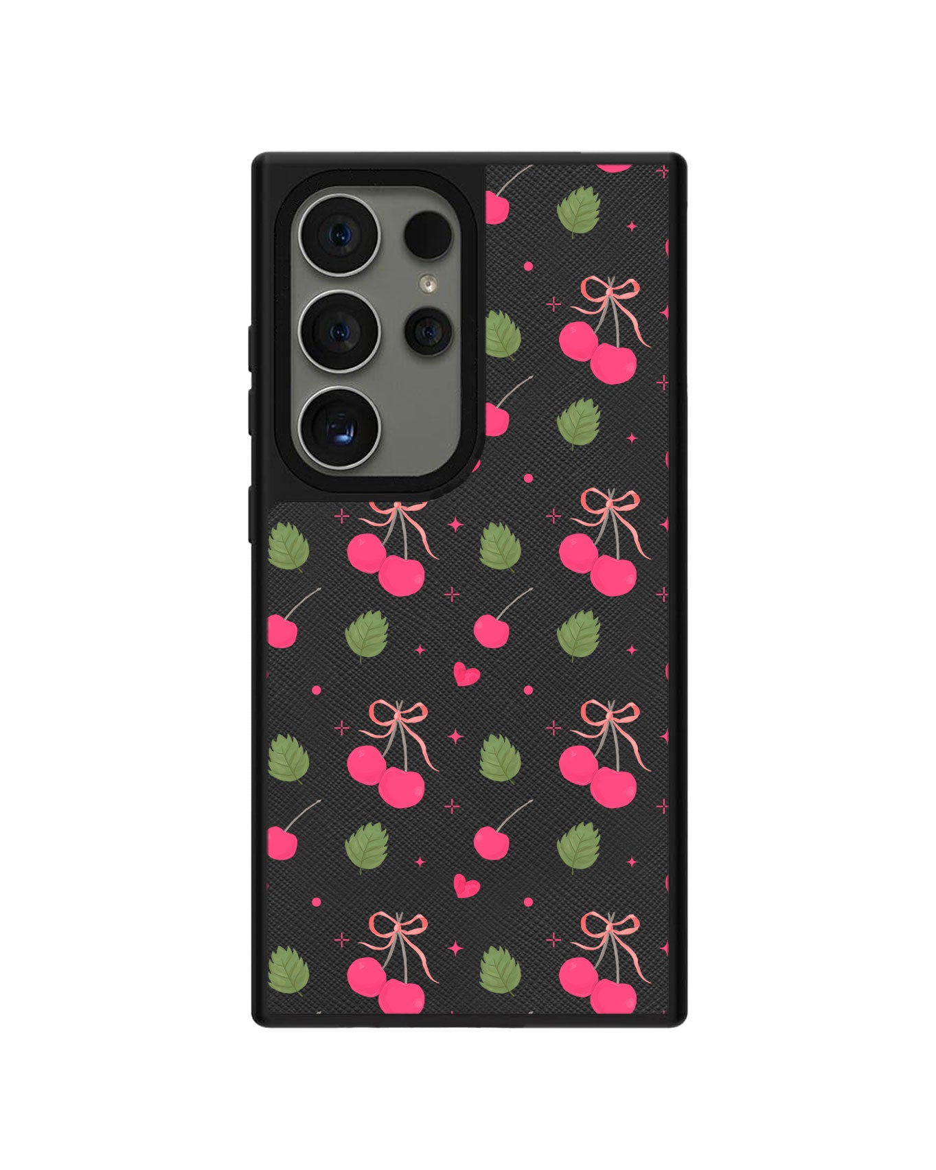Android Leather Grip - Coquette Cherry