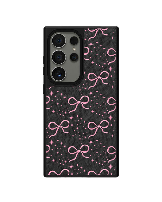 Android Leather Grip - Coquette Glittery Bow