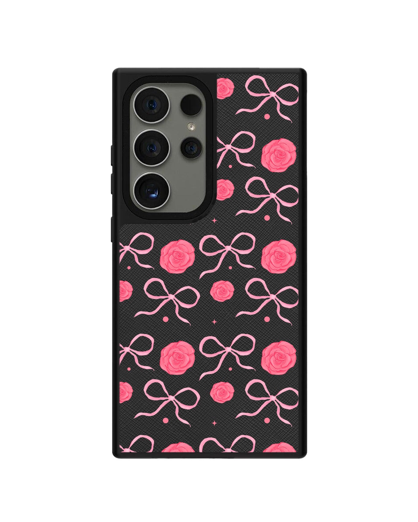 Android Leather Grip - Coquette Rose