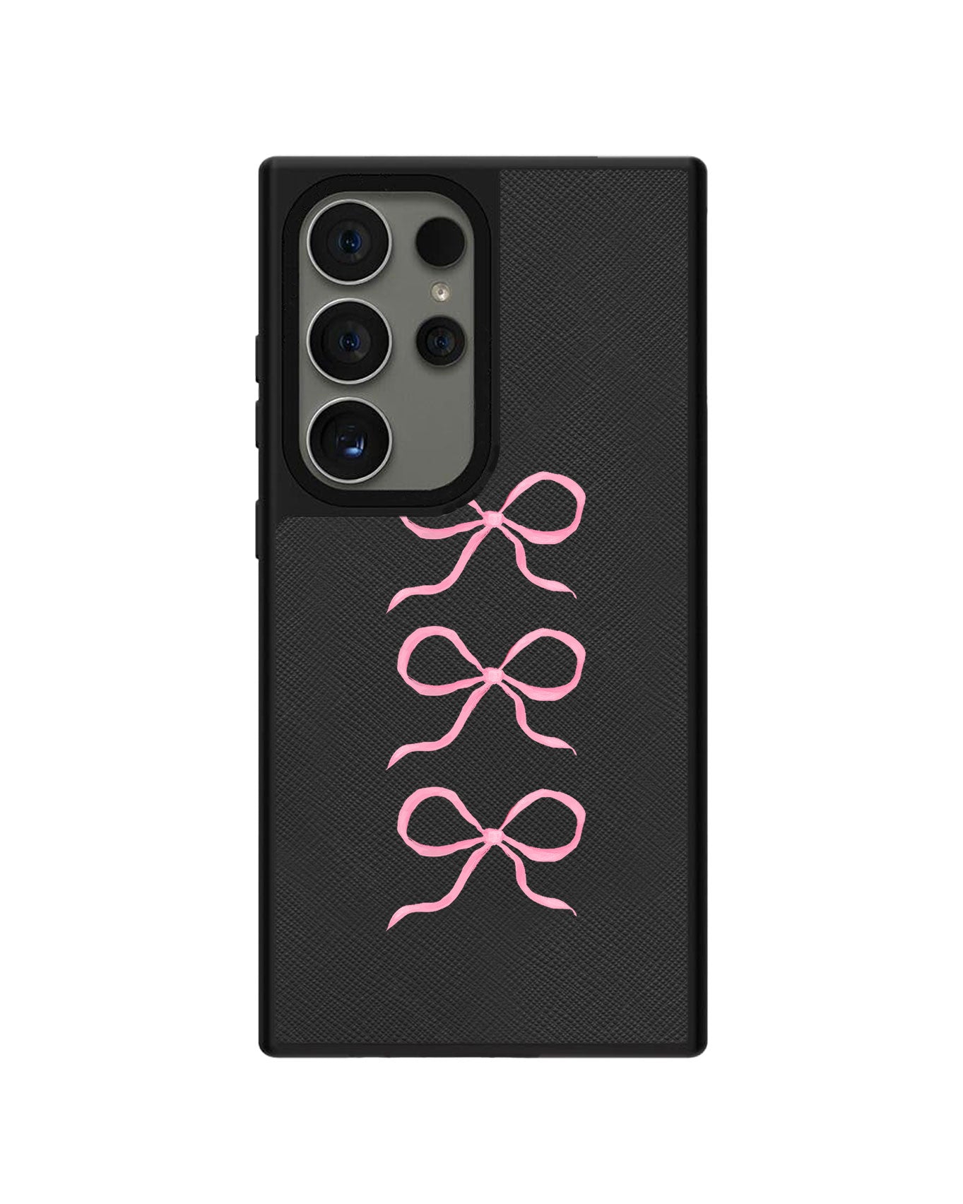 Android Leather Grip - Coquette Triple Bow