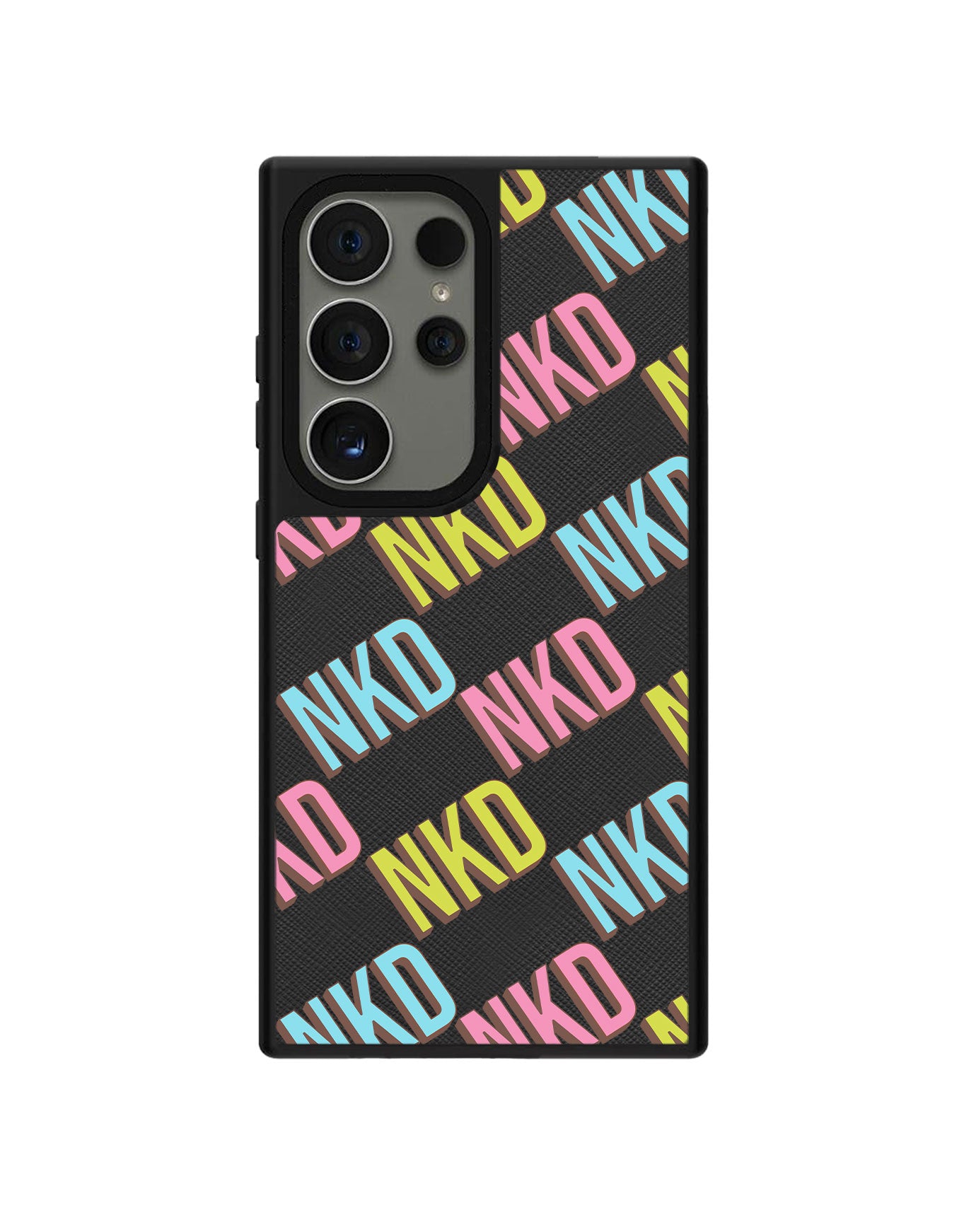 Android Leather Grip - CUSTOM MONOGRAM 3.0 Diagonal Initial 3.0