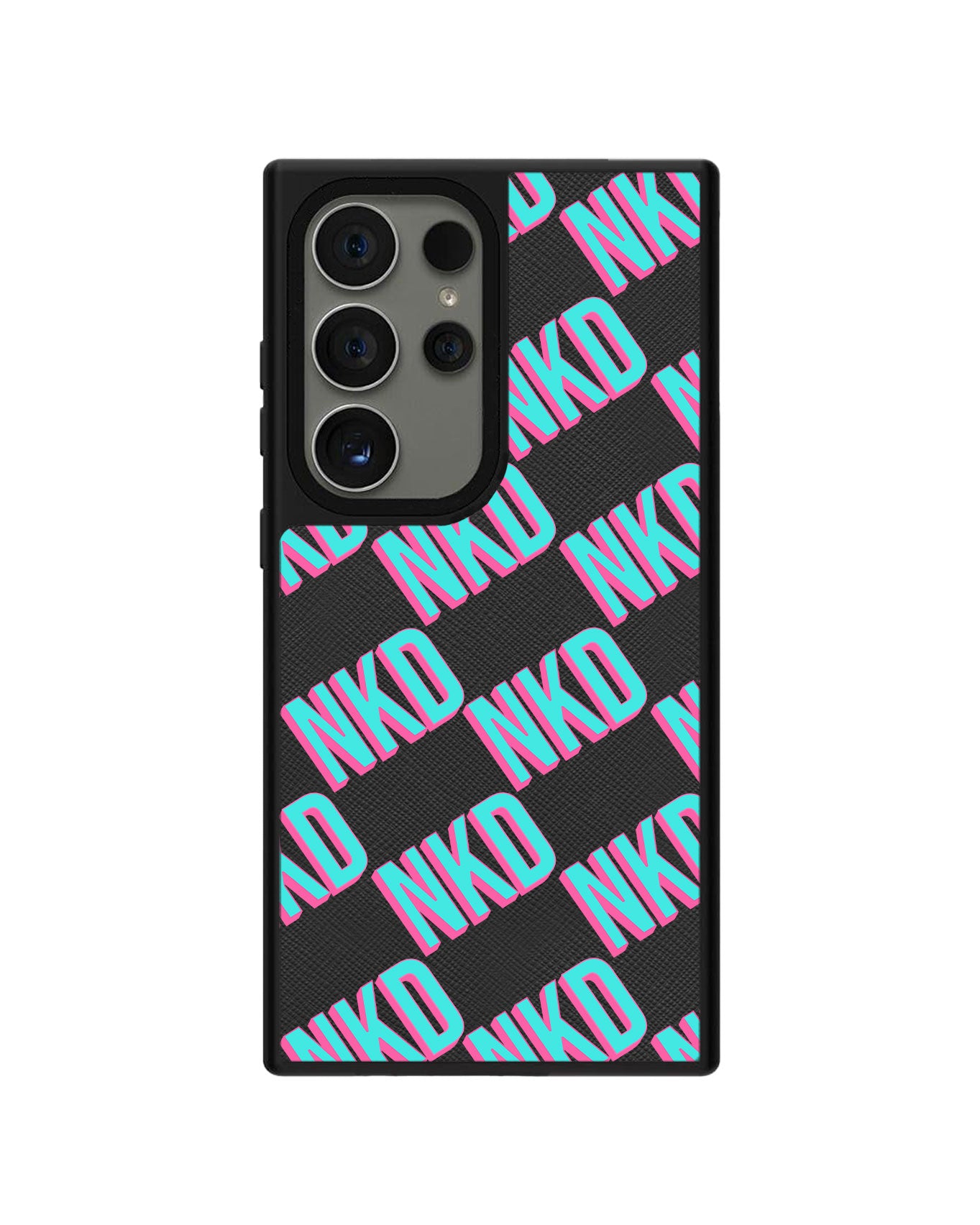 Android Leather Grip - CUSTOM MONOGRAM 3.0 Diagonal Initial 4.0