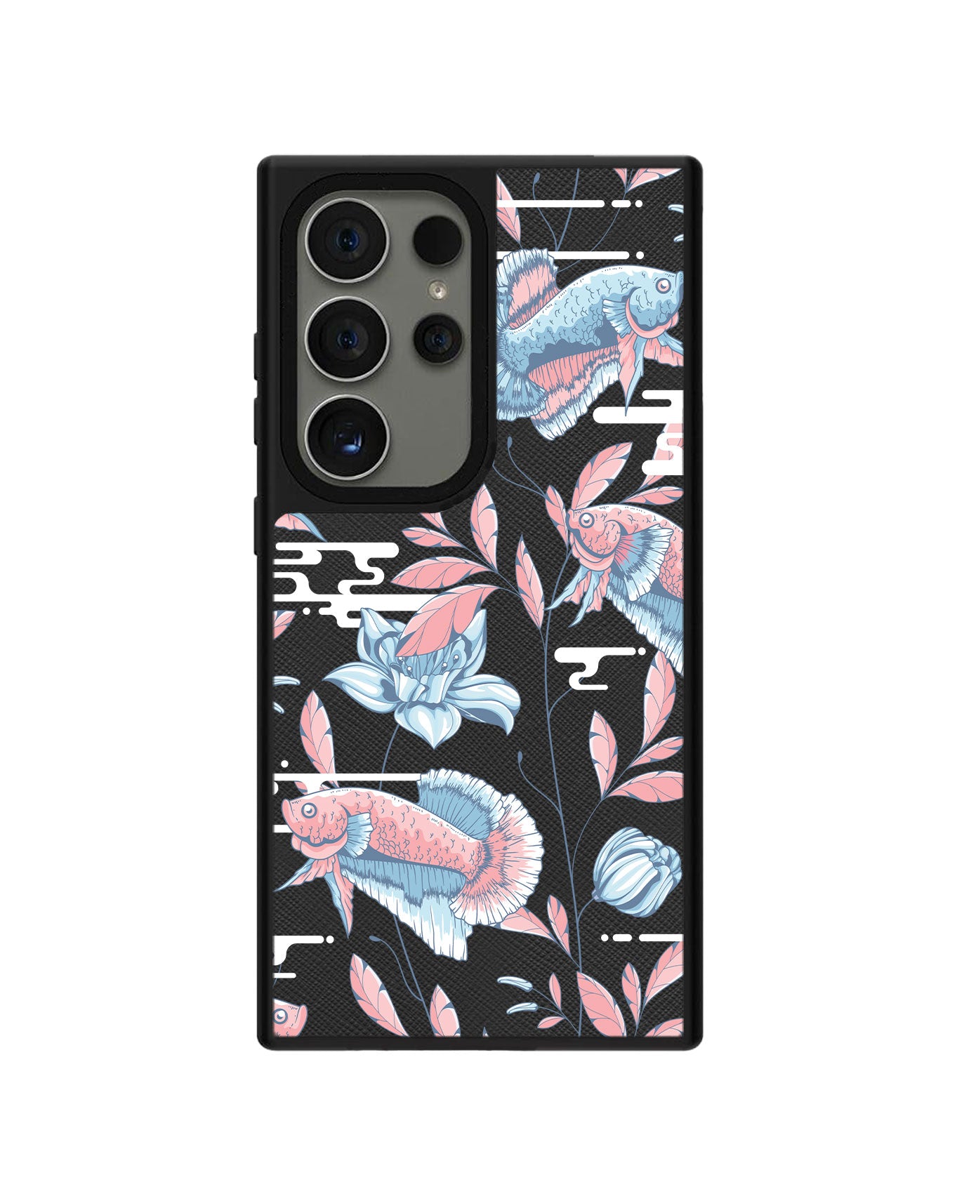 Android Leather Grip - Fish & Floral 3.0