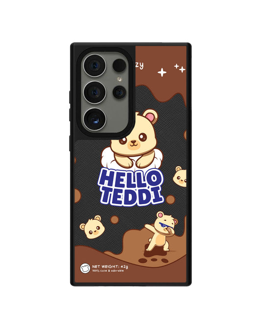 Android Leather Grip - Hello Teddy 1.0
