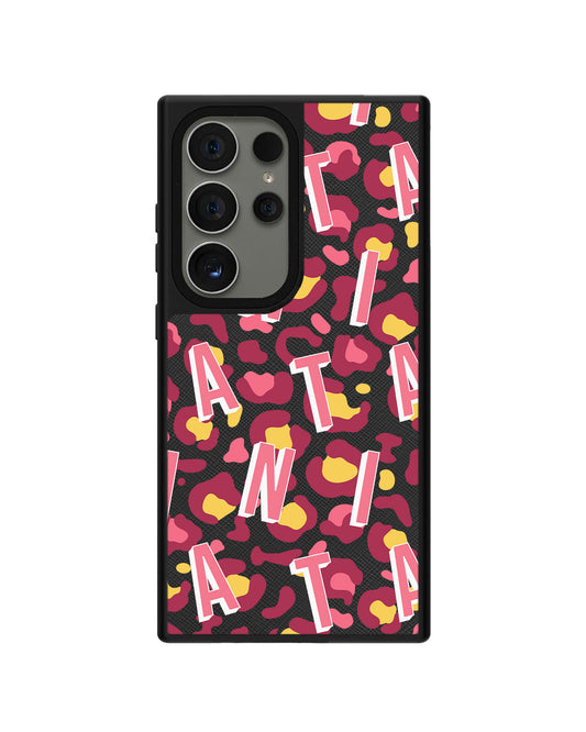 Android Leather Grip - CUSTOM MONOGRAM 3.0 Leopard 3.0