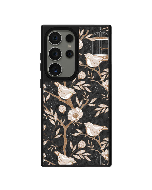 Android Leather Grip - Lovebird Monochrome 3.0