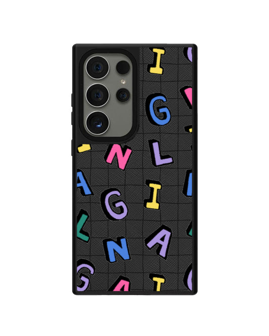 Android Leather Grip - CUSTOM MONOGRAM 3.0 Playful 2.0