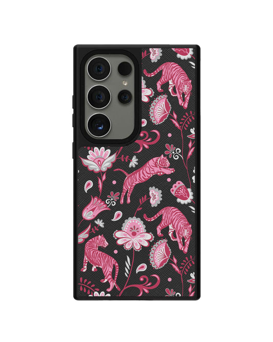 Android Leather Grip - Tiger & Floral 7.0