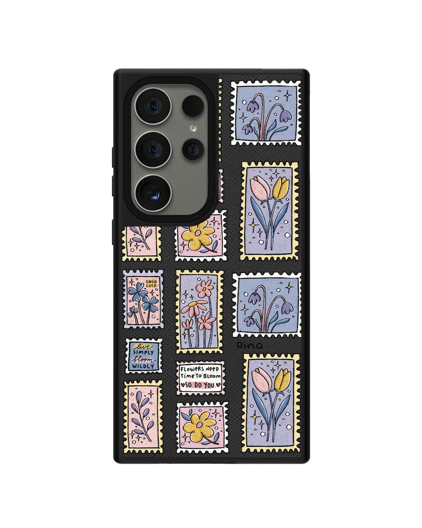 Android Leather Grip - Time to Bloom