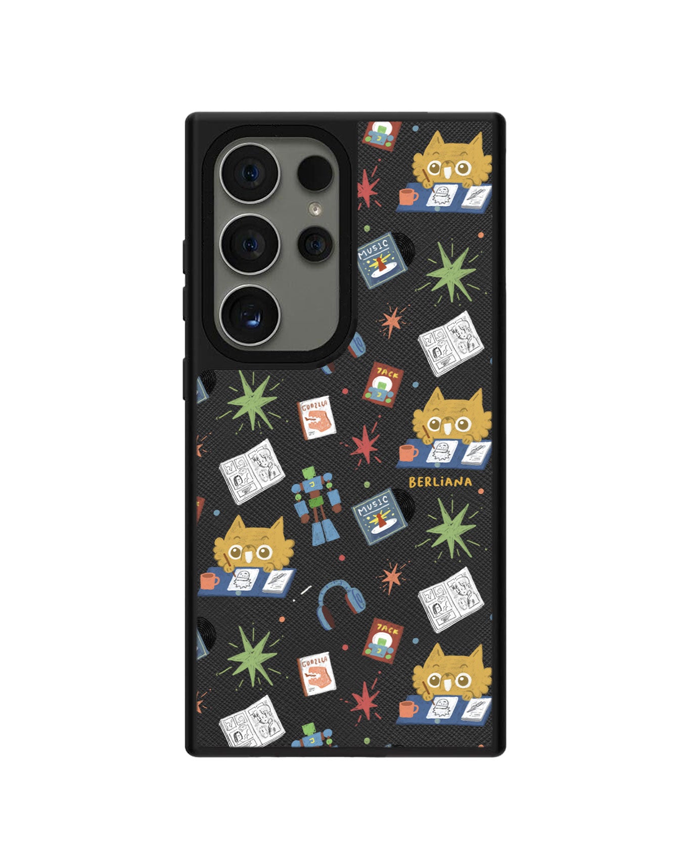 Android Leather Grip - Too Much Hobbies