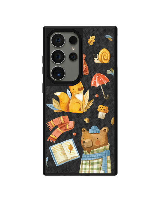 Android Leather Grip - Bear & Fox