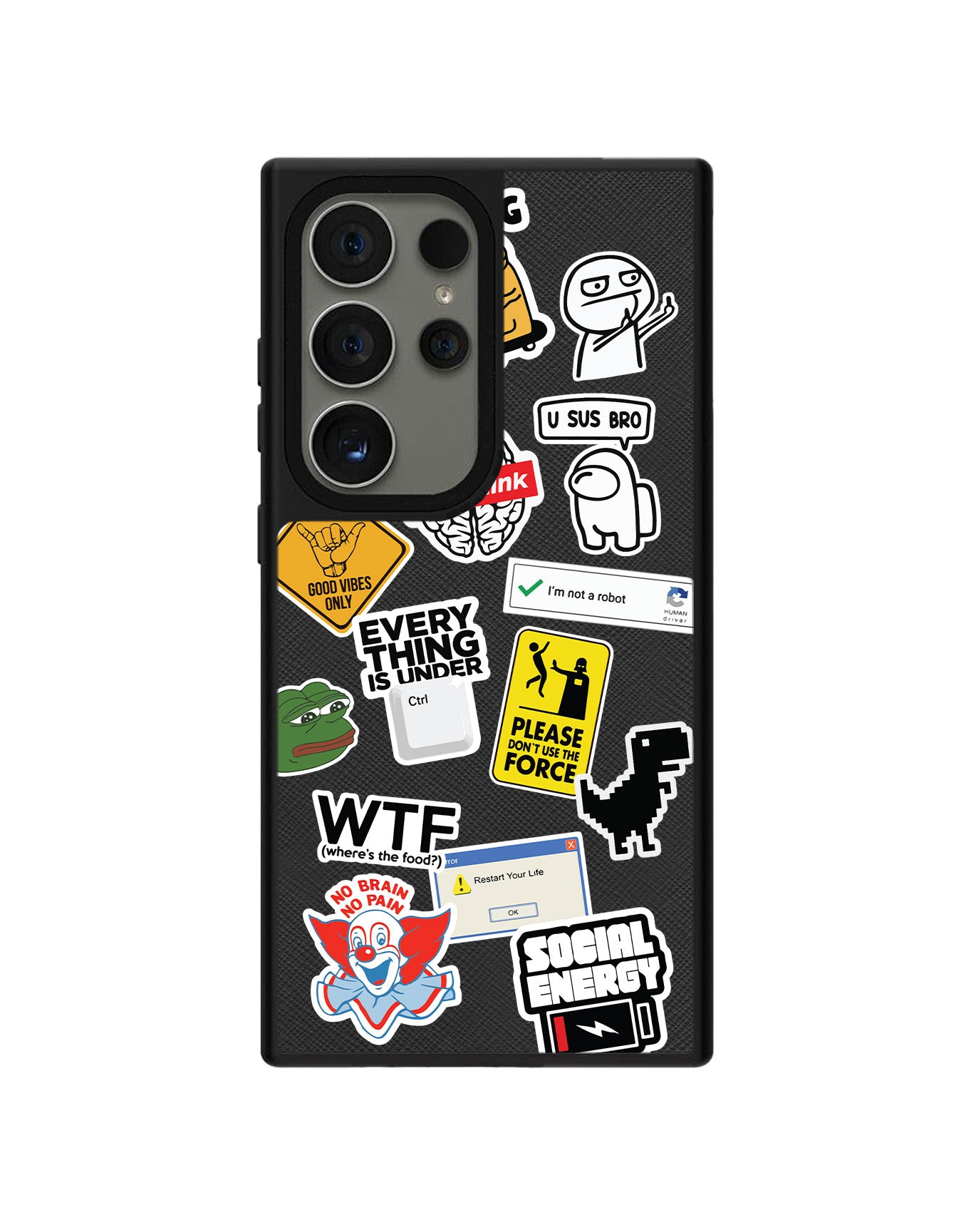 Android Leather Grip - Brand Parody 2.0