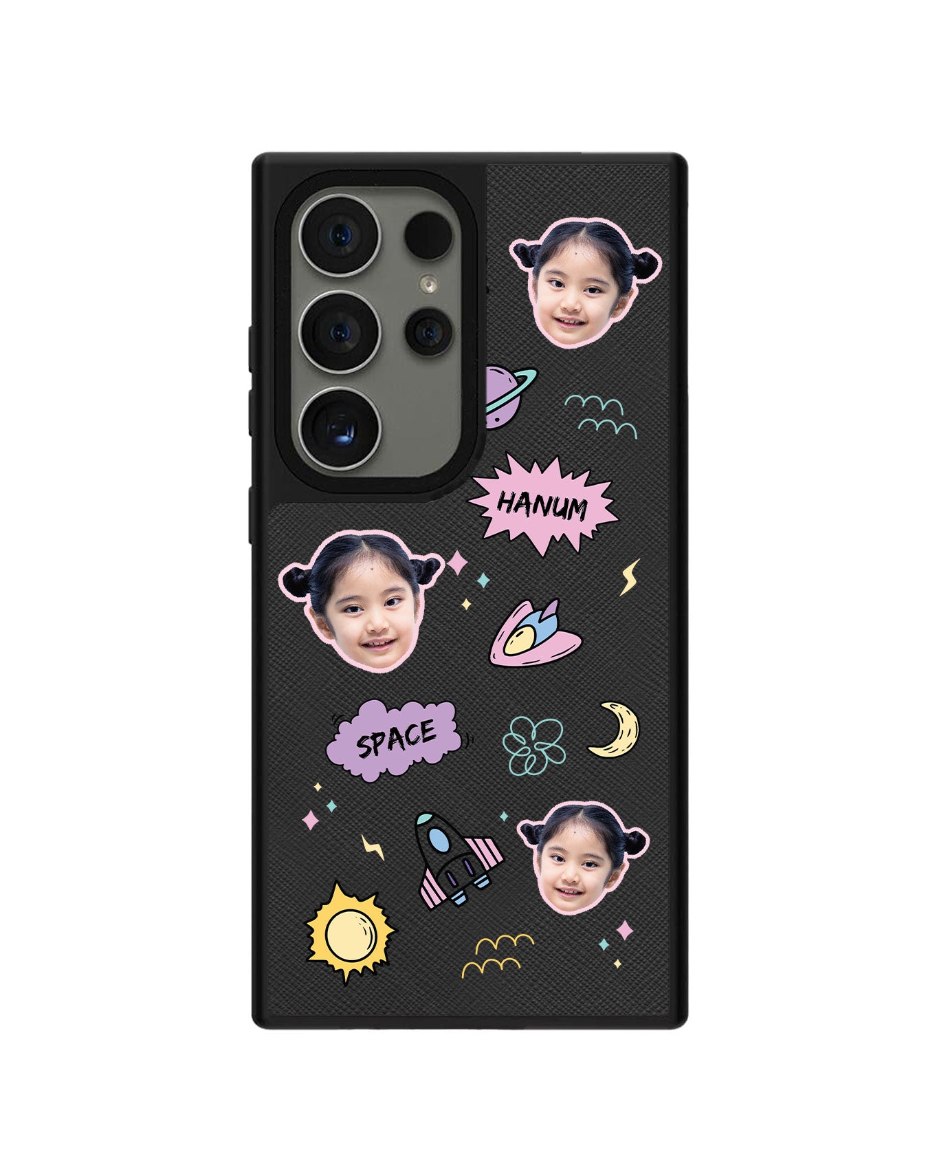 Android Leather Grip - Face Grid Space