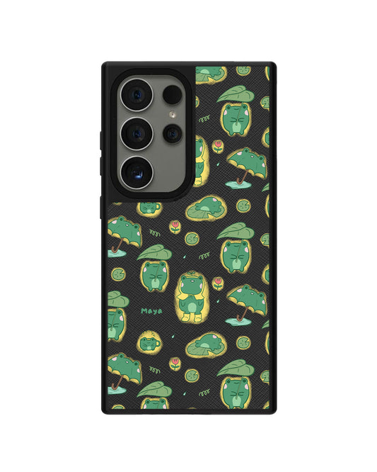 Android Leather Grip - Happy Rain