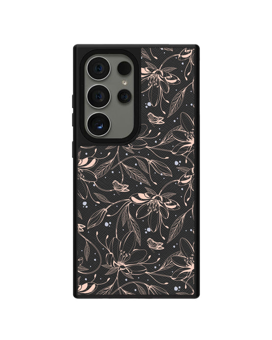 Android Leather Grip - Sketchy Flower & Butterfly 1.0