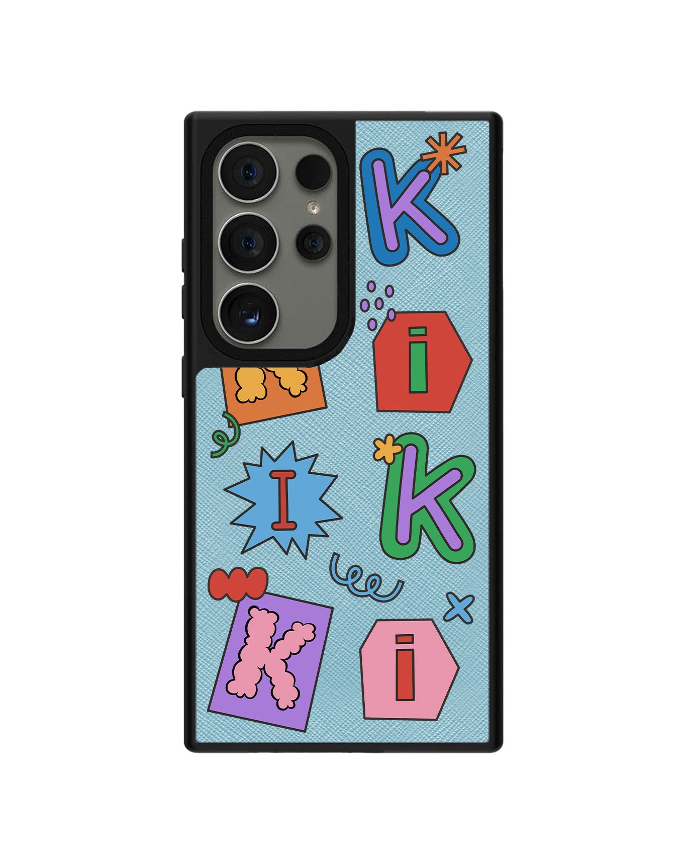 Android Leather Grip - CUSTOM MONOGRAM 3.0 Adorable